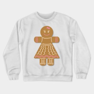 Christmas Gingerbread Girl Crewneck Sweatshirt